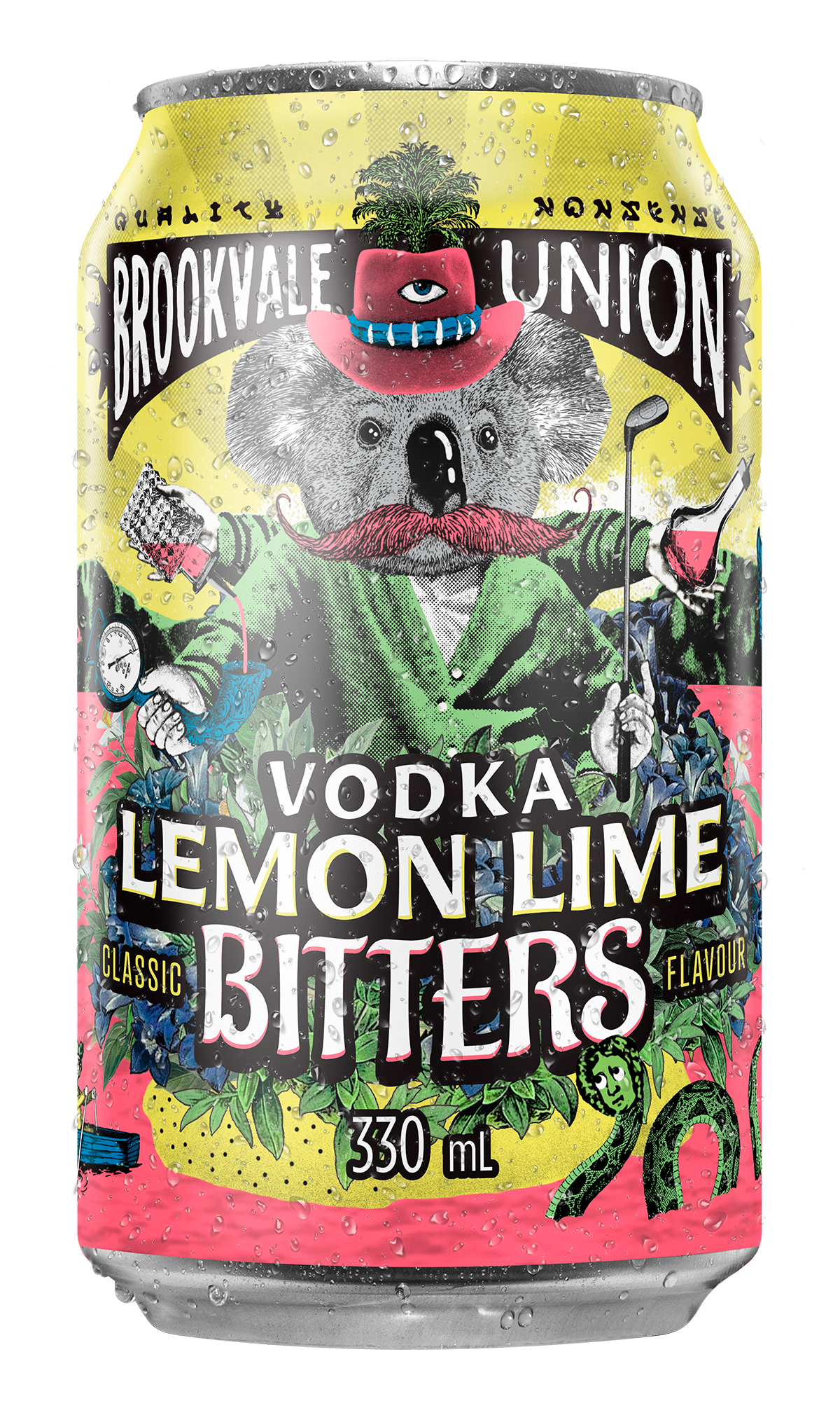 Vodka Lemon Lime Bitters - 330ml Can