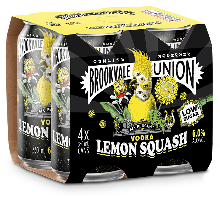 Vodka Lemon Squash - 4 PACK