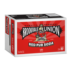 Vodka Red Pub Soda Six Percent - 24 Case